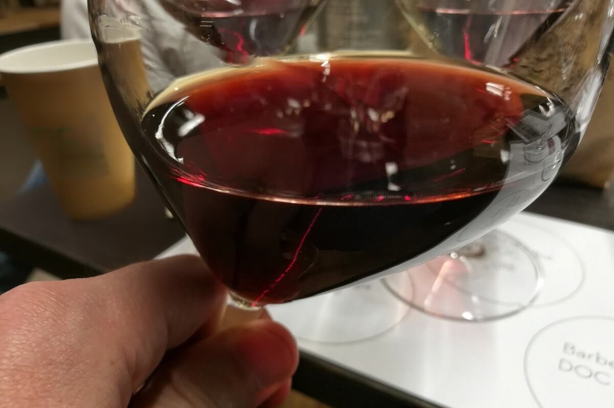 Un calice di Barbaresco Un calice di Barbaresco