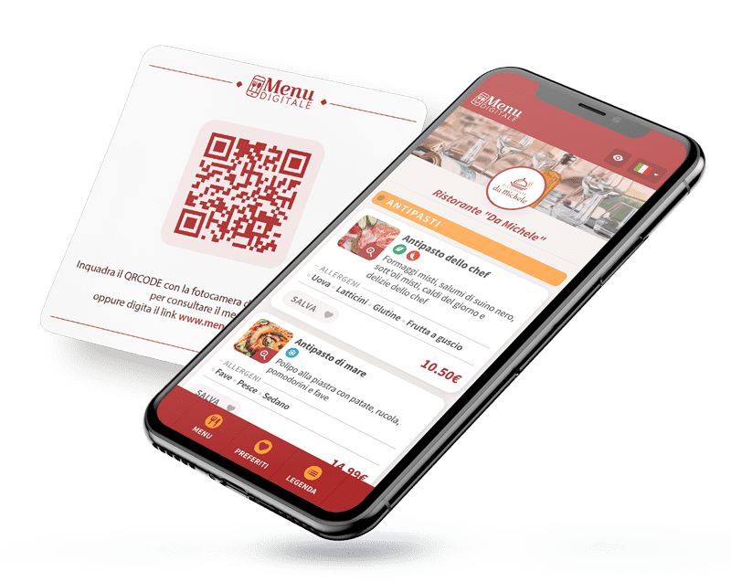 Il qr code di menu digitale