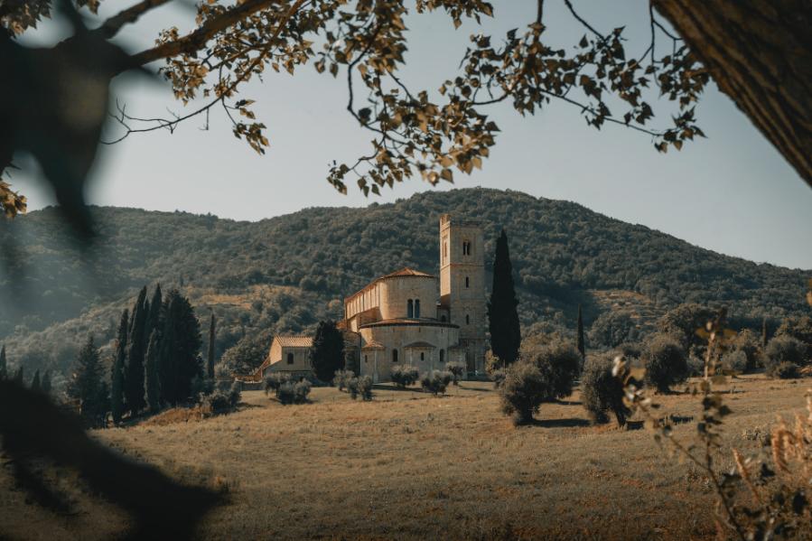 Montalcino da lontano